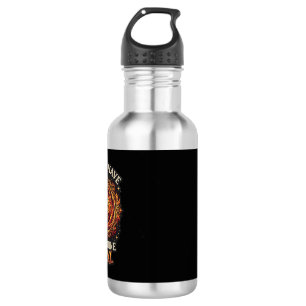 Ghosts Have Genuine Soul Haloween Pumpkin Fire Swi 532 Ml Water Bottle