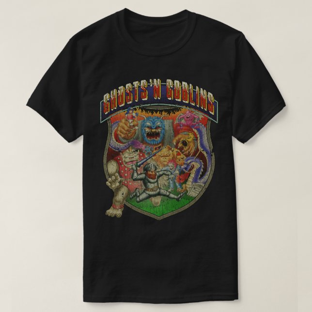 Ghosts n Goblins 1985 T-Shirt (Design Front)