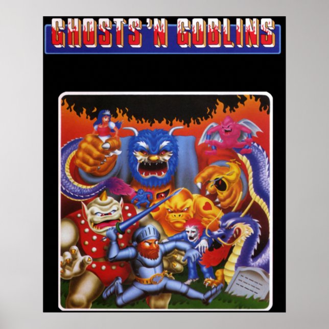 Ghosts n Goblins Poster (Front)