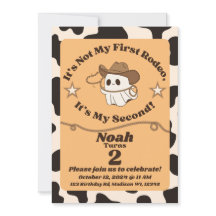 Ghosts "Not My First Rodeo" 2e Invitation d'annive