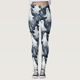 Ghosts pattern leggings