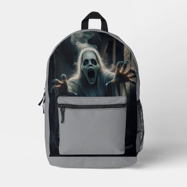 Ghosts. Printed Backpack (Front)