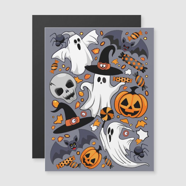 Ghosts Spooky and Creepy Cute Monsters (Front/Back)