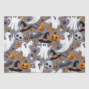 Ghosts Spooky and Creepy Cute Monsters Tissue Paper