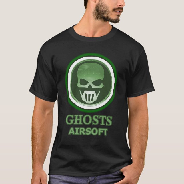 Ghosts Tshirt - Black (Front)