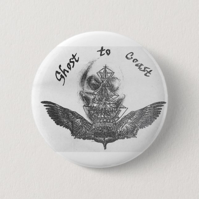 ghostship 2 inch round button (Front)