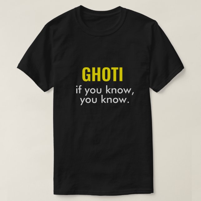 GHOTI Linguist T-Shirt (Design Front)