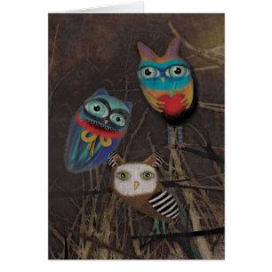 Ghotic Dark Owls Card