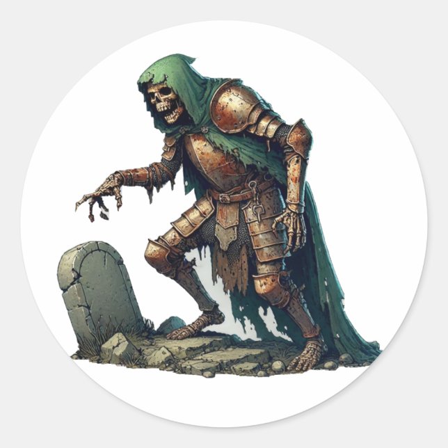 Ghoul Classic Round Sticker (Front)