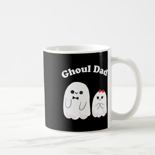 Ghoul Dad Funny Halloween Daddy Ghost  Coffee Mug (Right)