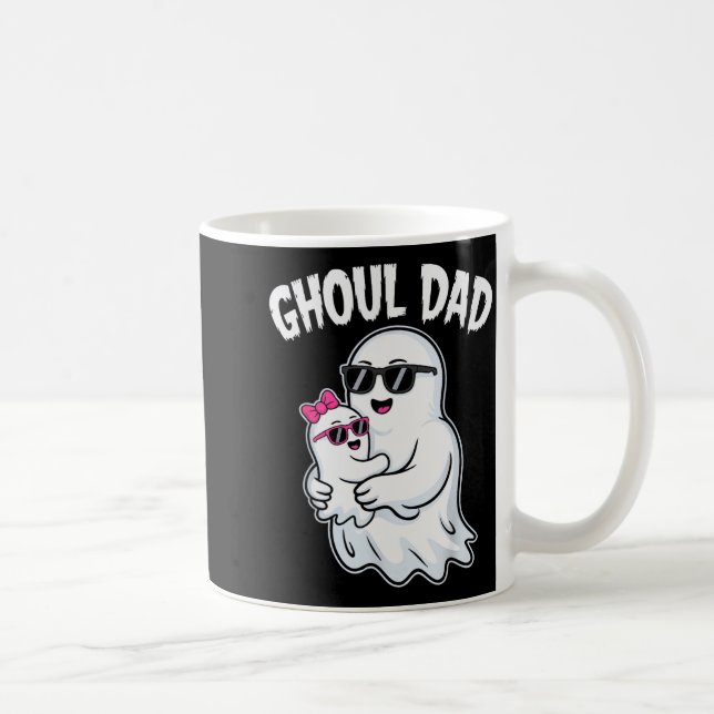 Ghoul Dad Shirt Men Daddy Soky Halloween Ghost Cos Coffee Mug (Right)