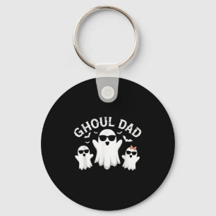 Ghoul Dad Vintage Daddy Ghost Funny Halloween Keychain