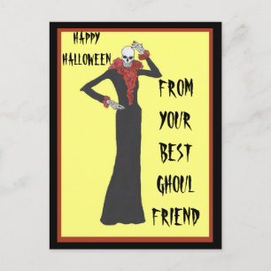 Ghoul Friends Postcard