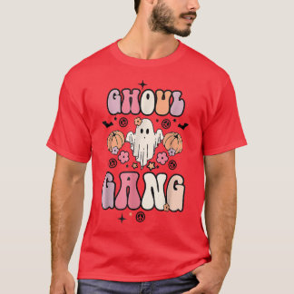 Ghoul Gang Groovy Hey Boo Pumpkin Boo Crew Hallowe T-Shirt