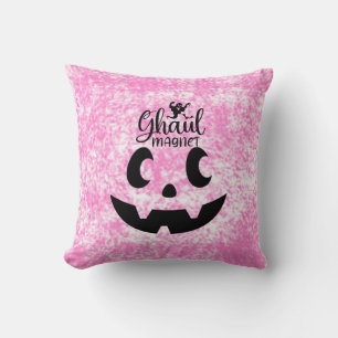 Ghoul Magnet Halloween Cute & Spooky Jack-OT-Shirt Throw Pillow