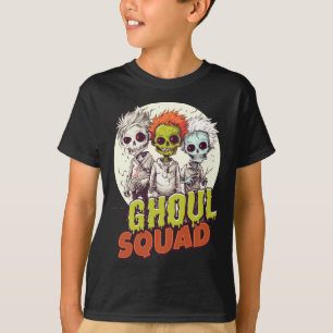 Ghoul squad gang halloween spooky costume for boys T-Shirt