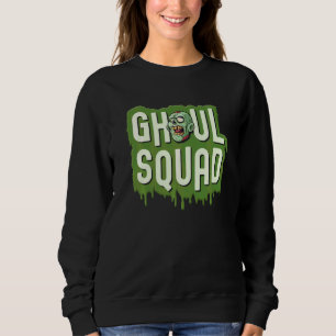 Ghoul Squad Halloween Crew Cute Zombie Sweatshirt