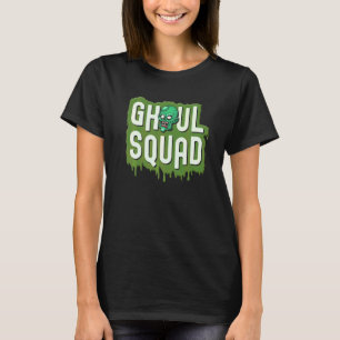 Ghoul Squad Halloween Crew Cute Zombie   T-Shirt