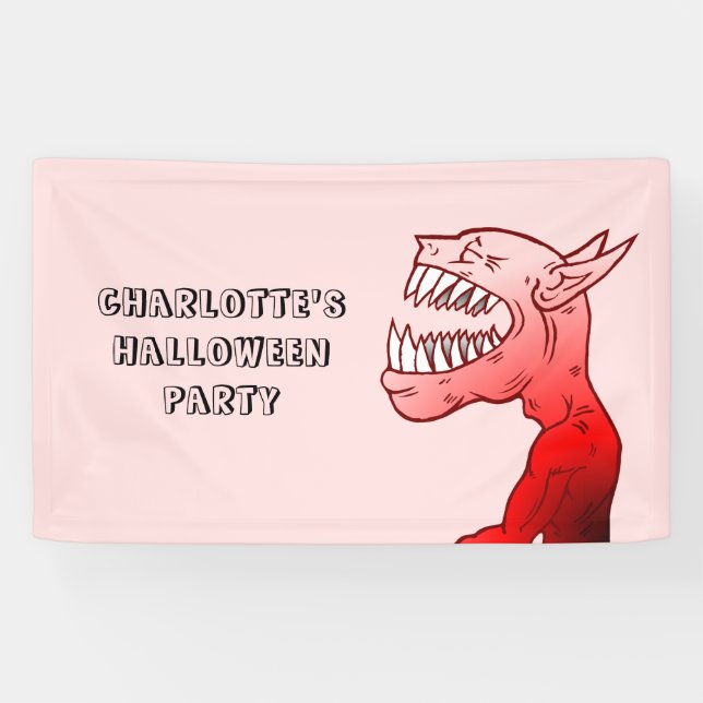 Ghoul with a nice laugh banner (Horizontal)
