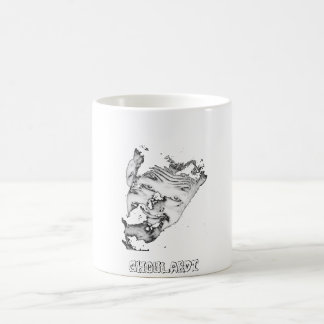 Ghoulardi (noir/transparent) 11 onces. Tasse