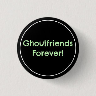 Ghoulfriends Forever! Pastel Goth 1 Inch Round Button