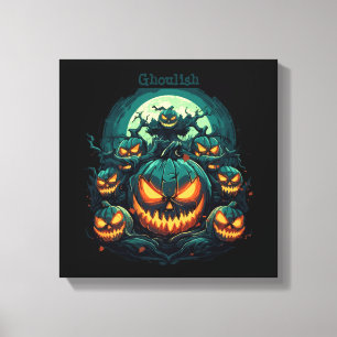 Ghoulish Glare Canvas Print