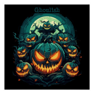 Ghoulish Glare Poster