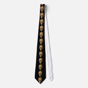 Ghoulish Grinning Skull Tie