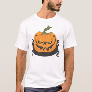 Ghoulish jack-o-lantern Pumpkin T-Shirt