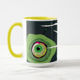 Ghoulishly Fun Zombie Before... Scratched Mug