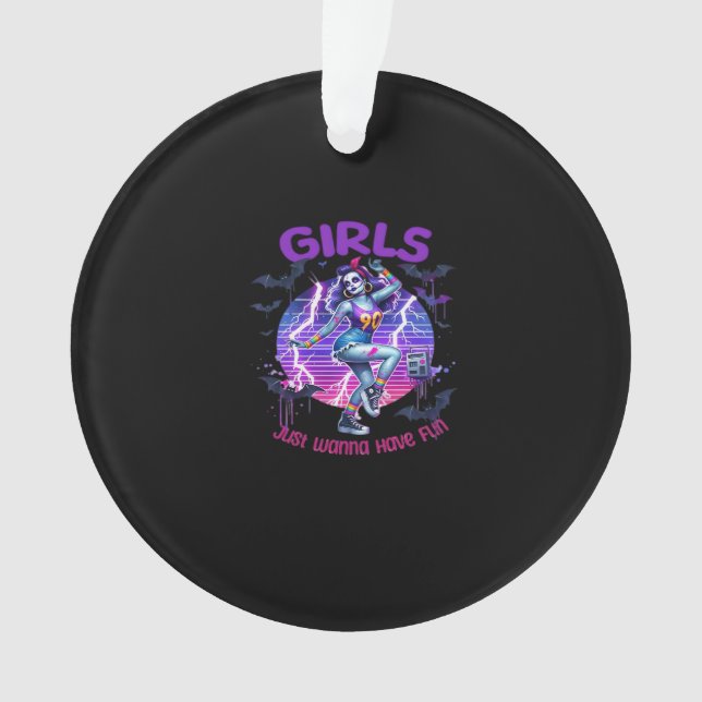 Ghouls Just  To Have Fun Ornament (Front)