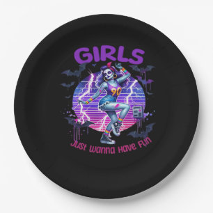 Ghouls Just To Have Fun Paper Plate