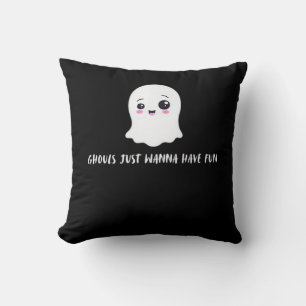 Ghouls Just Wanna Have Fun Boo-tiful Autumn Throw Pillow
