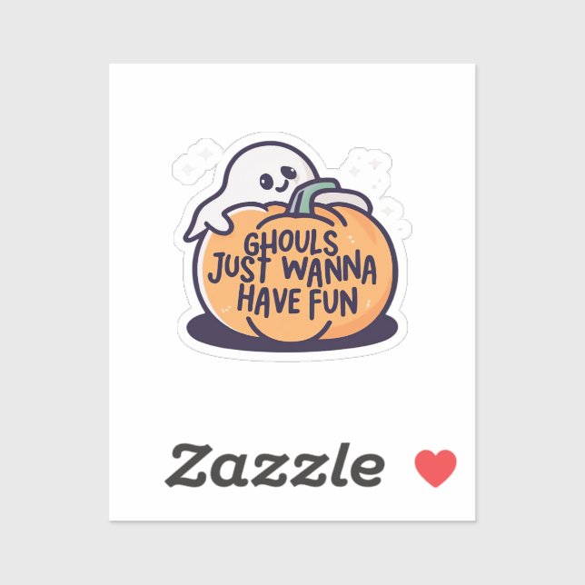Ghouls Just Wanna Have Fun - Cute Halloween Doodle (Sheet)