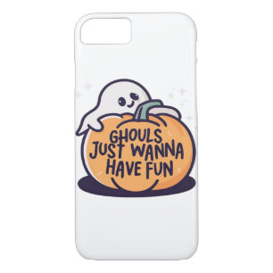 Ghouls Just Wanna Have Fun - Cute Halloween Doodle Case-Mate iPhone Case