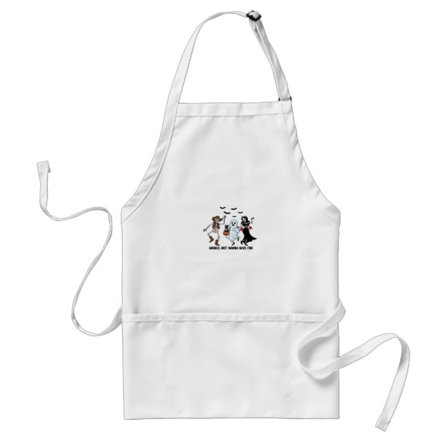 Ghouls Just Wanna Have Fun - Dancing Skeleton Spoo Standard Apron (Front)