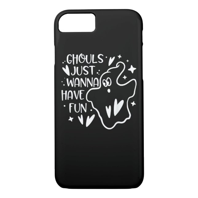 Ghouls Just Wanna Have Fun Funny Halloween Case-Mate iPhone Case (Back)