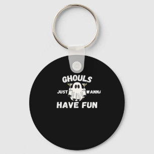 Ghouls Just Wanna Have Fun – Funny Halloween Cockt Keychain