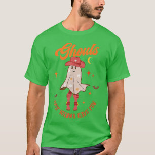 Ghouls Just Wanna Have Fun, Ghost Cowgirl Western T-Shirt