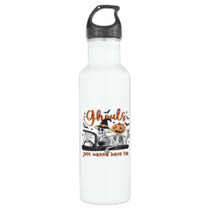 Ghouls Just Wanna Have Fun – Halloween Skeletons D 710 Ml Water Bottle