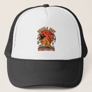Ghouls Just Wanna Have Fun Halloween Spooky Cemete Trucker Hat