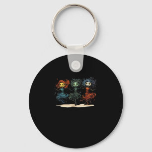Ghouls Just Wanna Have Fun Halloween Style Keychain