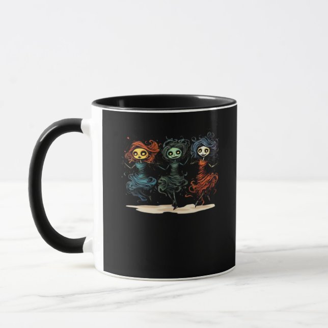Ghouls Just Wanna Have Fun Halloween Style Mug (Left)