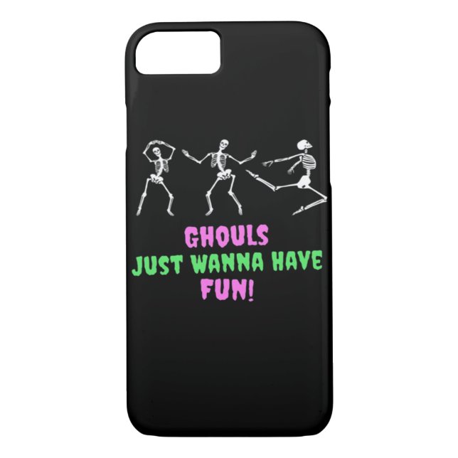 Ghouls Just Wanna Have Fun Lazy Sloth Case-Mate iPhone Case (Back)