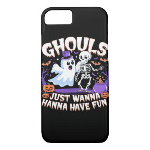 Ghouls Just Wanna Have Fun Lazy Sloth Case-Mate iPhone Case