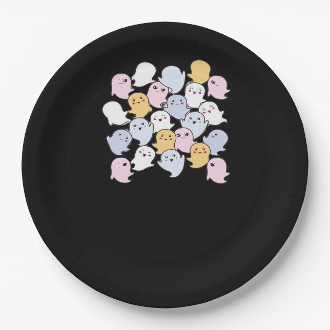 Ghouls Just Wanna Have Fun – Midnight Basic Style Paper Plate (Front)