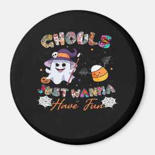Ghouls Just Wanna Have Fun Shirt – Retro Halloween Magnet