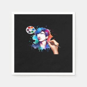 Ghouls Just Wanna Have Fun Skull Design Napkin