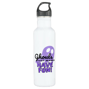Ghouls Just Wanna Have Fun Sloth Halloween 710 Ml Water Bottle