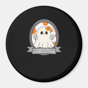 Ghouls Just Wanna Have Fun Sloth Halloween Magnet